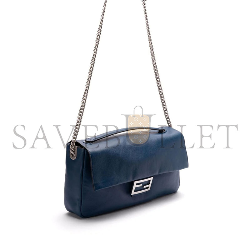 F**di baguette chain large leather shoulder bag (40*18.5*7cm)